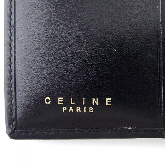 CELINE Long Wallet Macadam PVC ?~ Leather Authentic USED - Picture 5 of 9